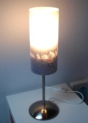 Fotolampe mit eigenem Bild