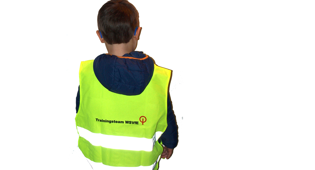 Warnweste Kinder bedruckt
